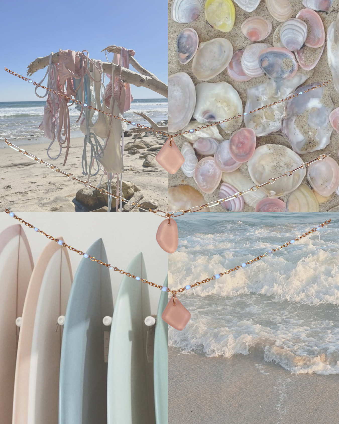 Sun-Kissed Sea Glass Necklace