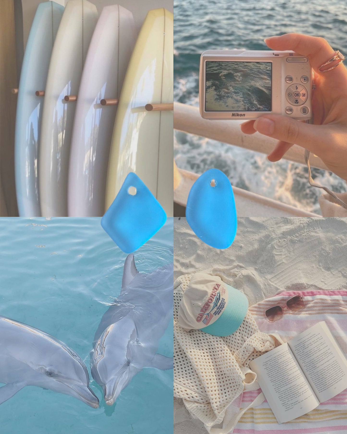 Blue Tide Treasures Sea Glass Earrings
