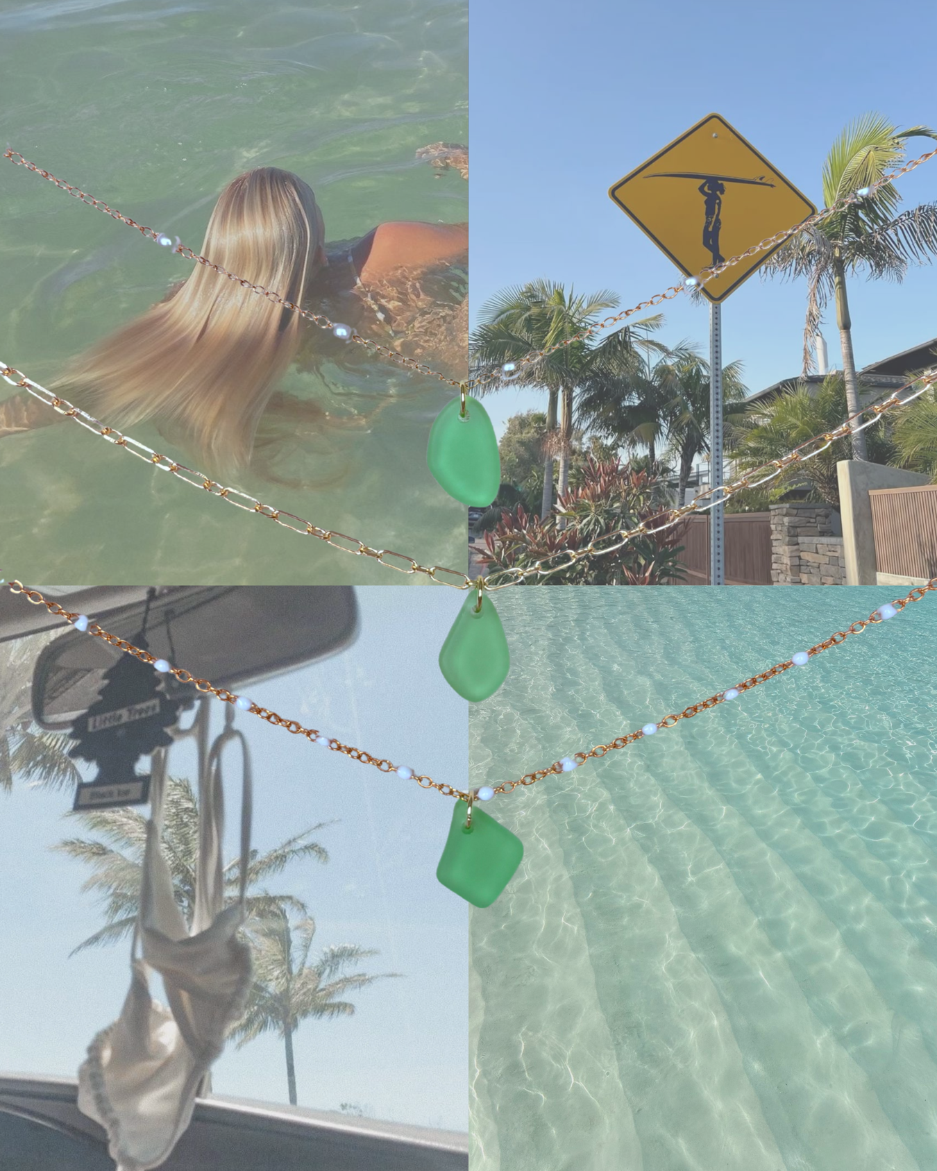 Sun-Kissed Sea Glass Necklace