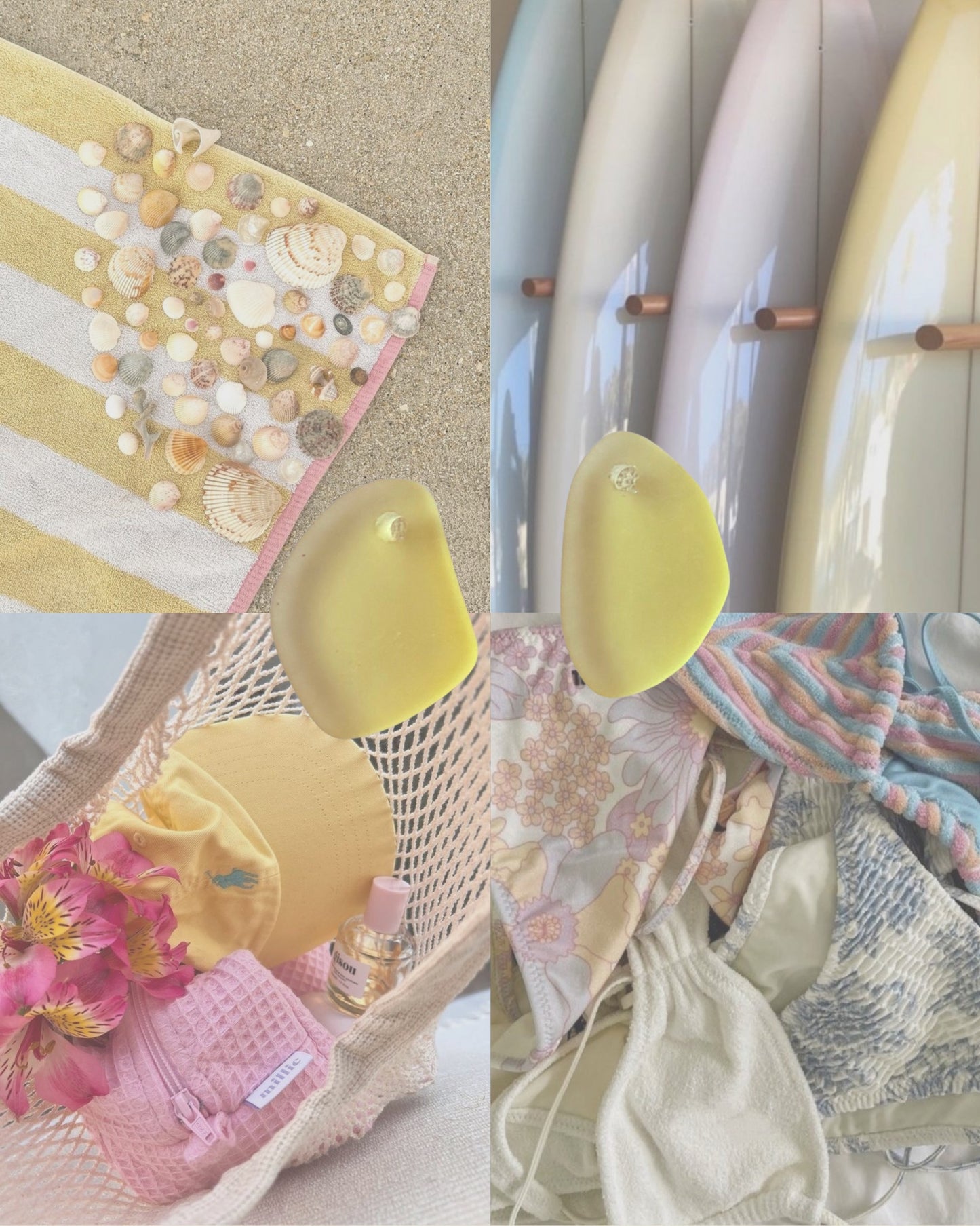 Sun Kissed Sea Glass Earrings