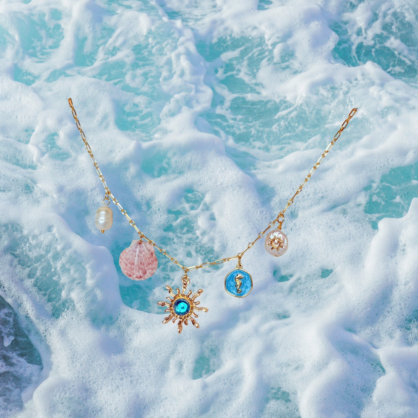 Seaside Story Charm Necklace
