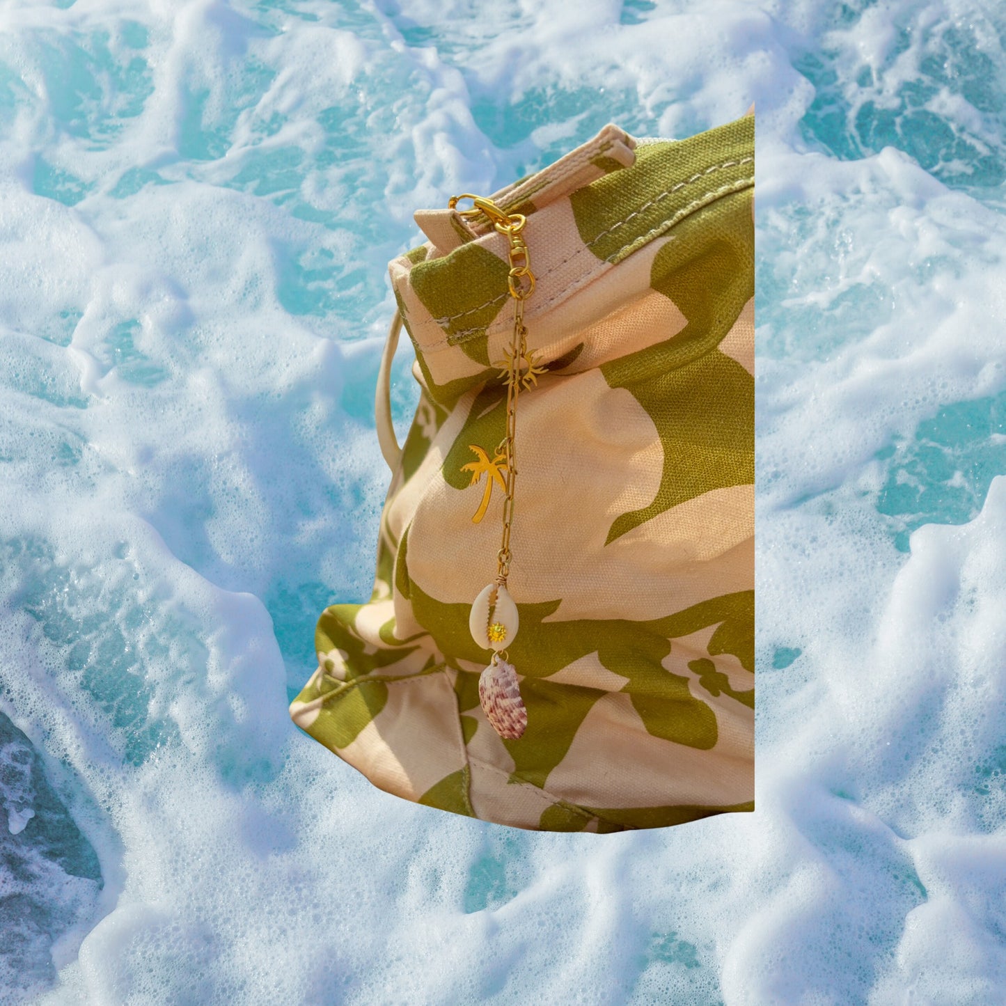 Coastal Breeze Bag Charm