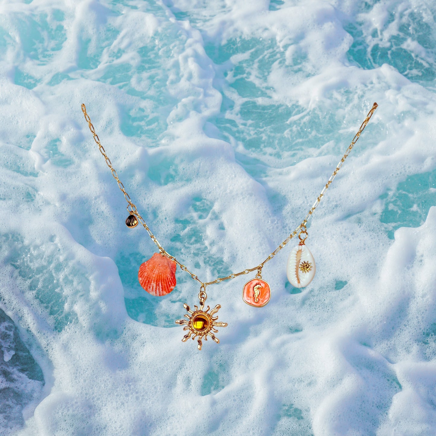 Seaside Story Charm Necklace