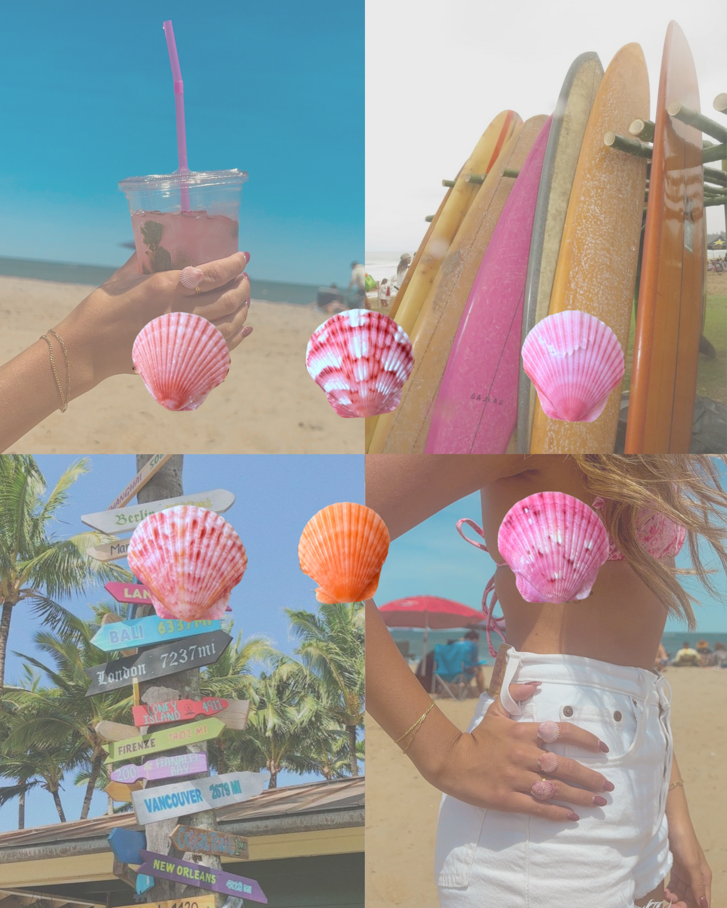 Tide Kiss Seashell Ring