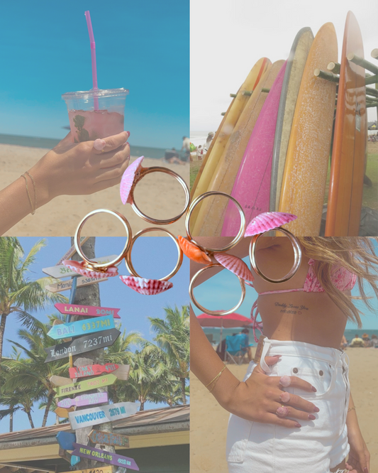 Tide Kiss Seashell Ring